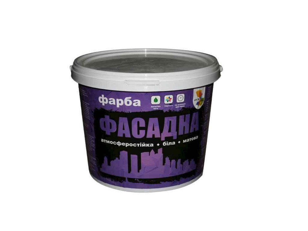 Фарба фасадна 12кг ТМ MAXX COLOR Київ - фото 1