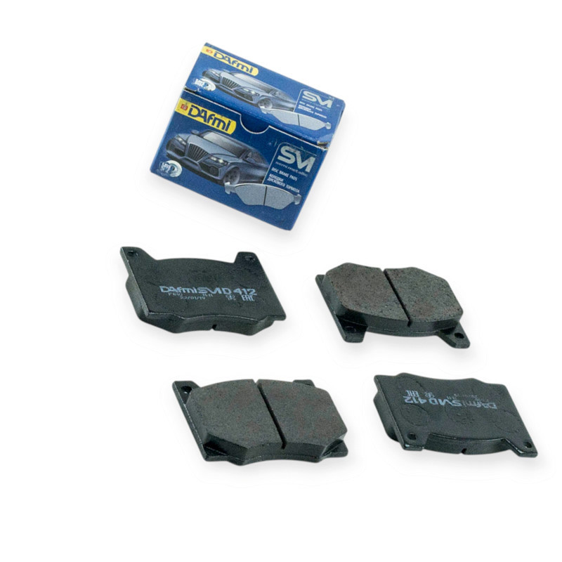 Колодки Москвич 412, 2140 передние (к-кт 4 шт) (средняя) тормозные Мукачево - изображение 1