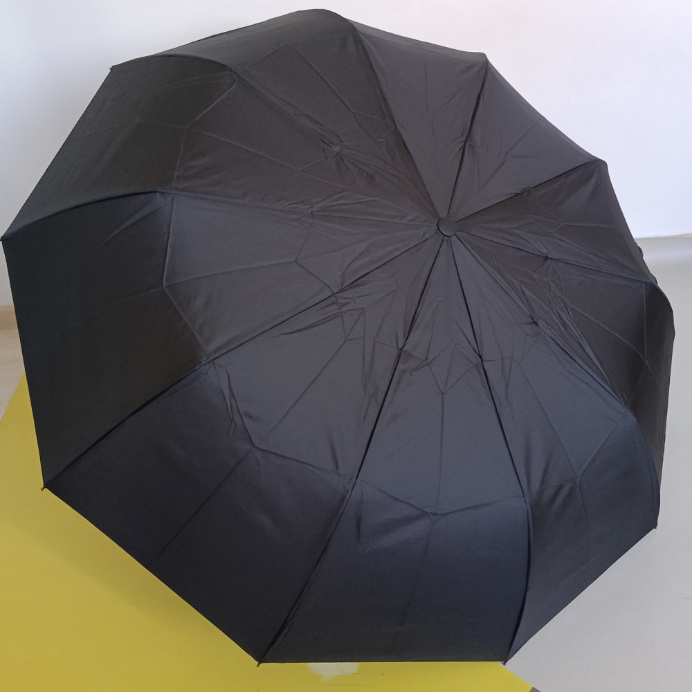 Парасолька чоловіча автомат чорний антивітер Київ - фото 4