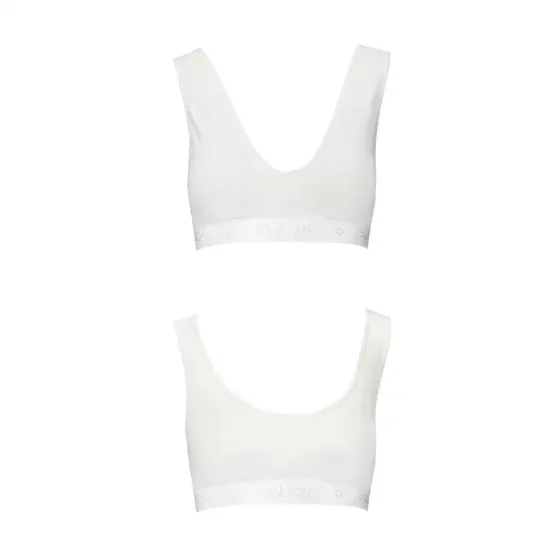 Спортивний топ з еластичної бавовни Passion PS005 TOP S, white Львів