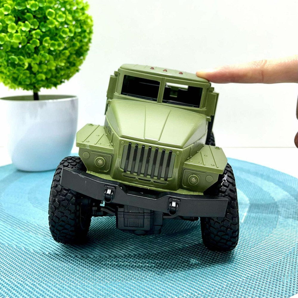 Вантажівка військова на радіокеруванні з гумовими колесами на акумуляторі з пультом (WL-300B) Чернігів - фото 9