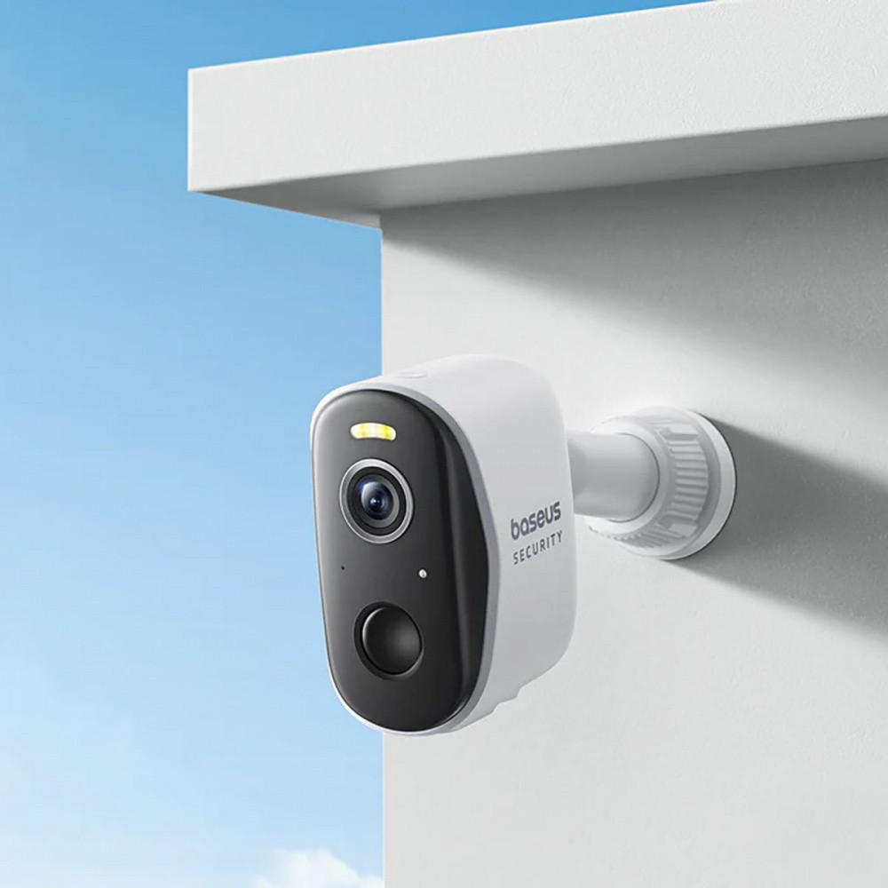 Додаткова IP-камера відеоспостереження Baseus Security N1 Plus Outdoor Camera 2K White Одеса - фото 6