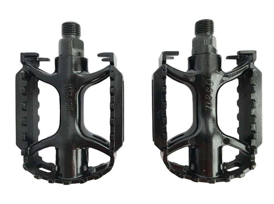 Педалі велосипедні гірські (алюміній, широкі, чорні) (WP-895) KL Мукачево - фото 1