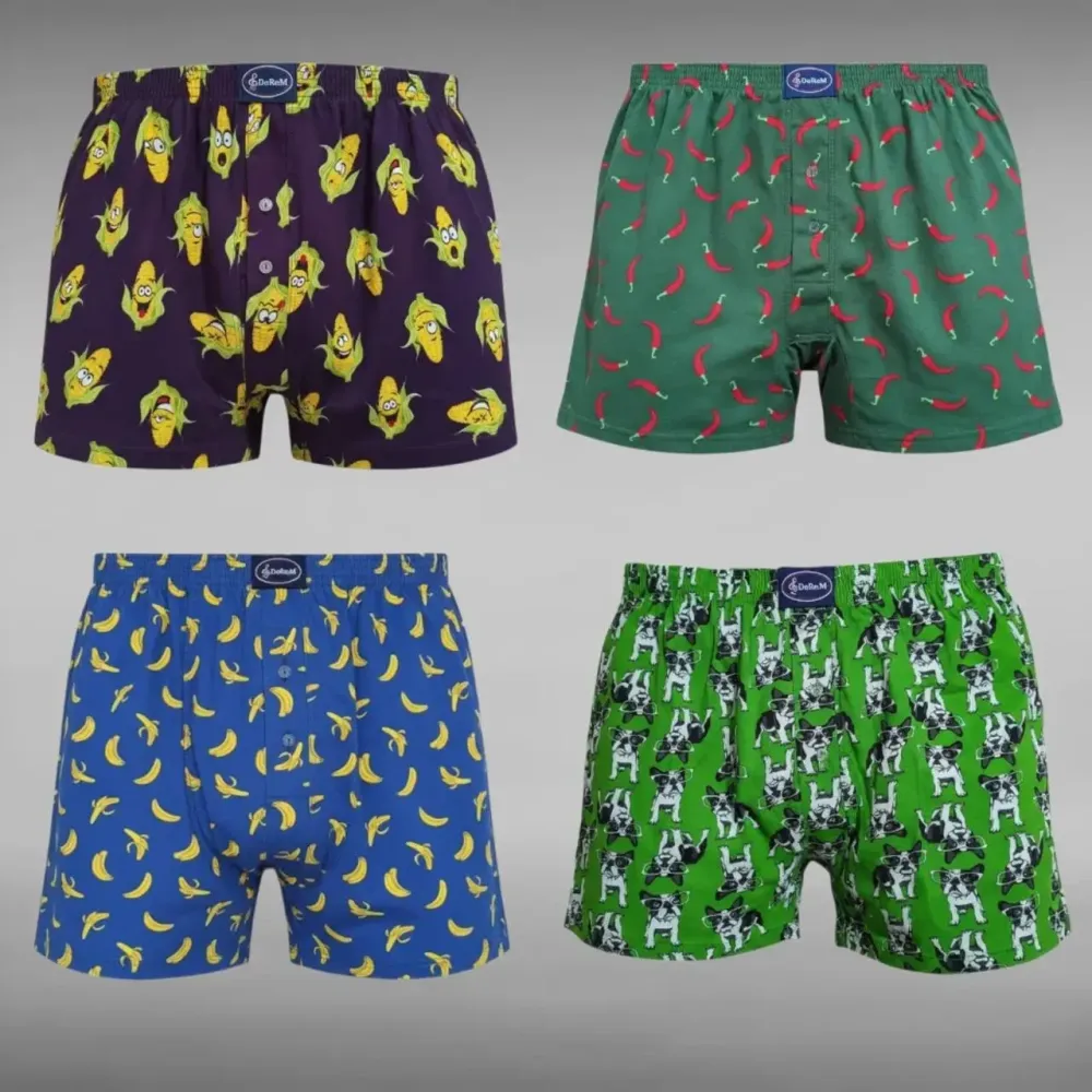 Набор мужских трусов Дореми. Трусы мужские семейные Дореми. Трусы семейные из хлопка. В наборе по 4шт. Doremi Ассорти 5 (XXL) Киев - изображение 1