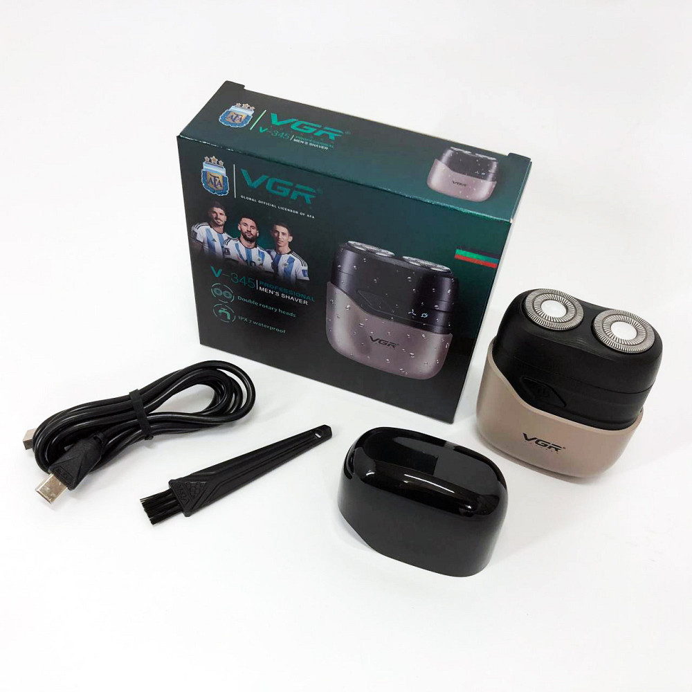 Електробритва для бритья, Влагостойкая электрическая бритва, Портативная электробритва для бороды GB-64 Львов - изображение 18