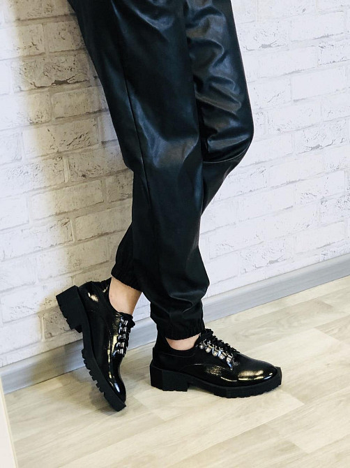 ЭФА Туфлі жіночі EFA T29 чорні (весна-осінь, шкіра лакована) (3164) Коломия - фото 5