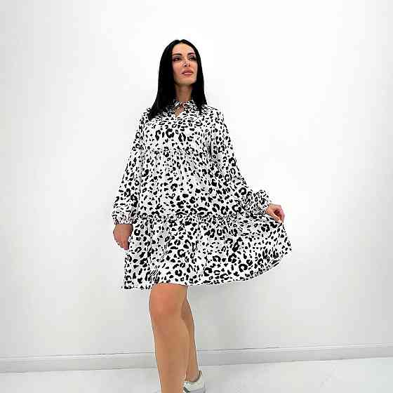 Легка жіноча сукня оверсайз "Lichi" оптом | Норма | Розпродаж моделі Київ