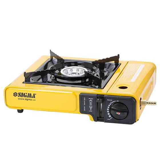 Sigma Плита газовая одноконфорочная с пьезоподжигом и адаптером (кейс) SIGMA (2903431) Киев
