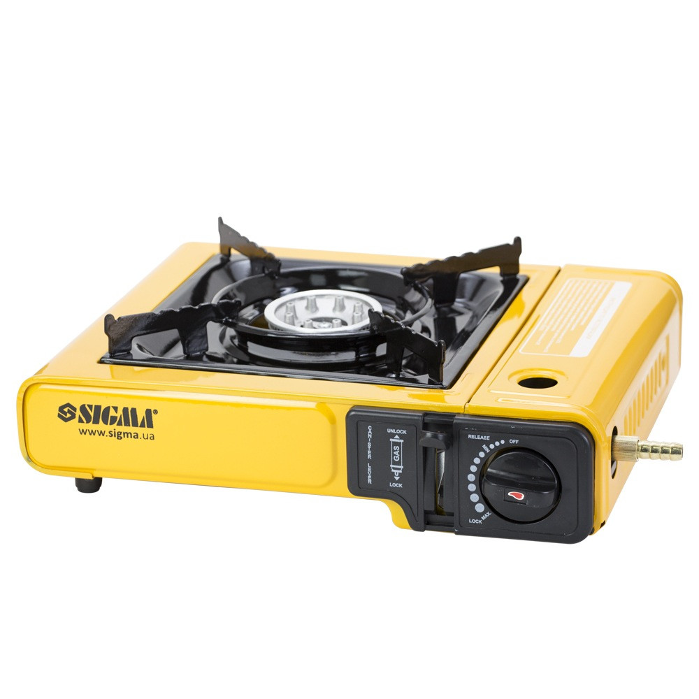 Sigma Плита газовая одноконфорочная с пьезоподжигом и адаптером (кейс) SIGMA (2903431) Киев - изображение 1