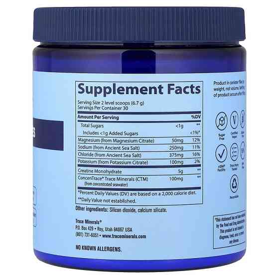 Hydro Pak, Creatine + Electrolytes 201 g (Unflavored) Луцк