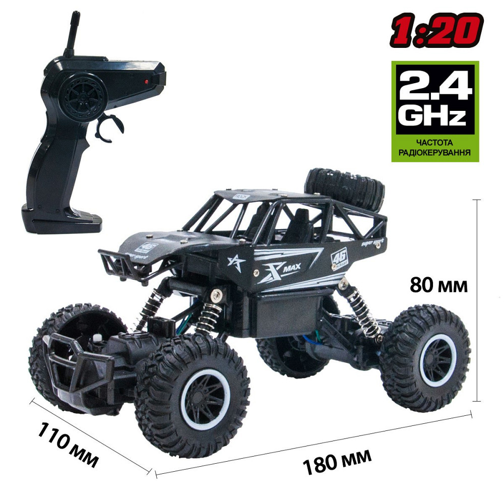 Автомобіль Off-Road Crawler З Р/К - Rock Sport (Чорний) Днепр - изображение 10