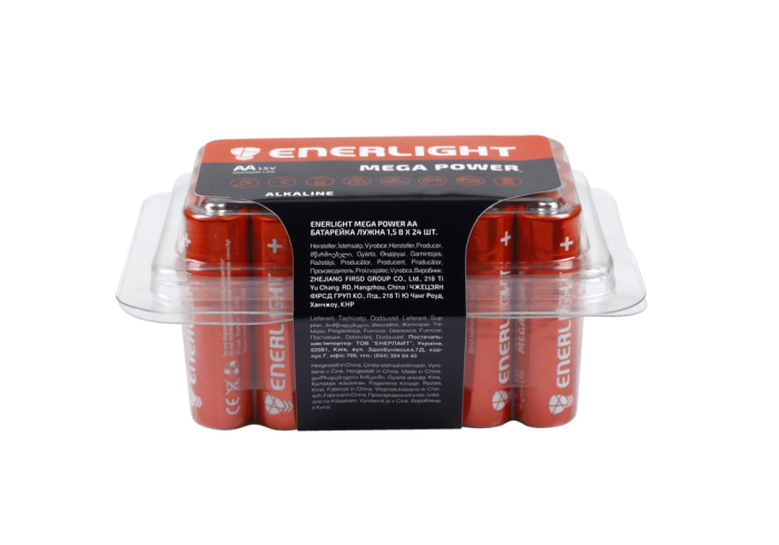 Батарейка пальчик ENERLIGHT MEGA POWER AA 1.5V бокс 24 шт. Рівне - фото 2