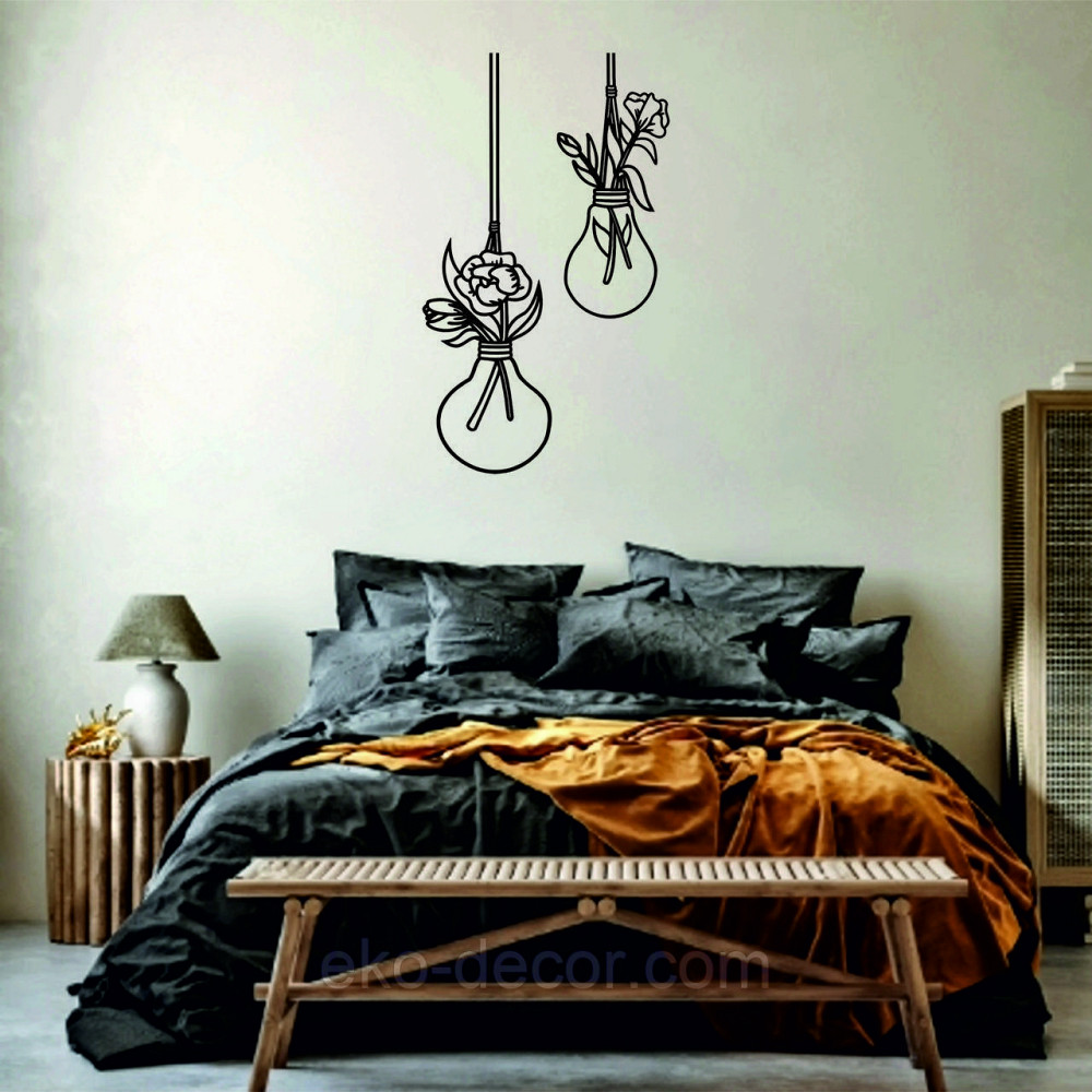 Декоративное настенное Панно «Лампочки», Декор на стену Киев - изображение 4