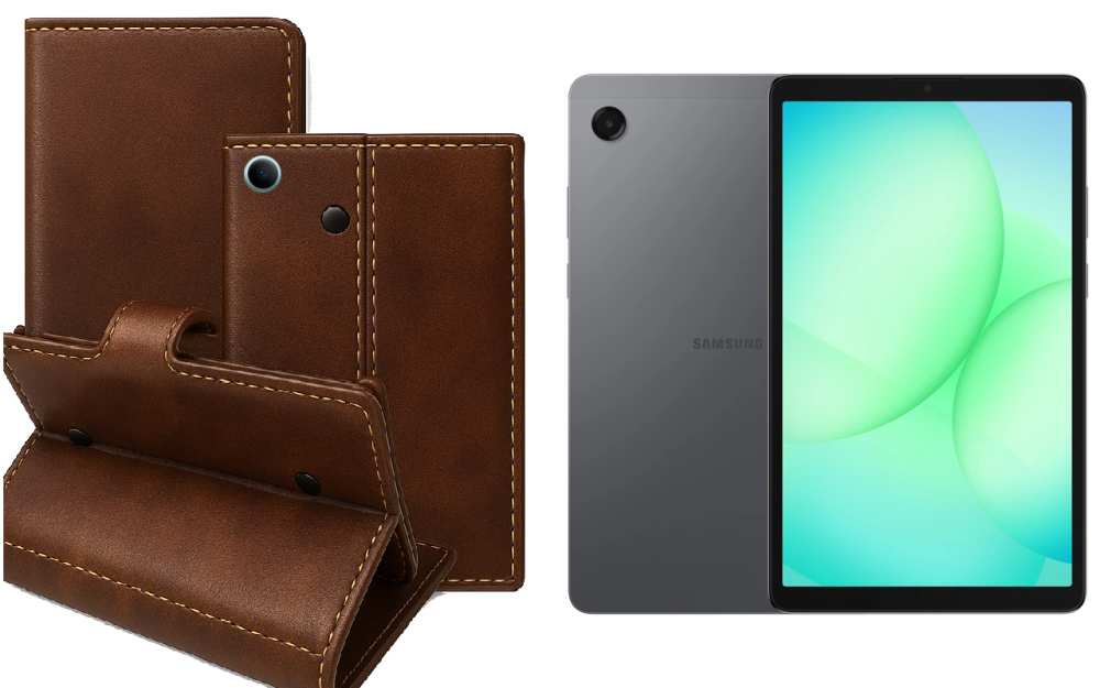 Книжка-трансформер для планшета Samsung Galaxy Tab A9, Galaxy Tab A9+, колір Black Buno-Red Київ - фото 1