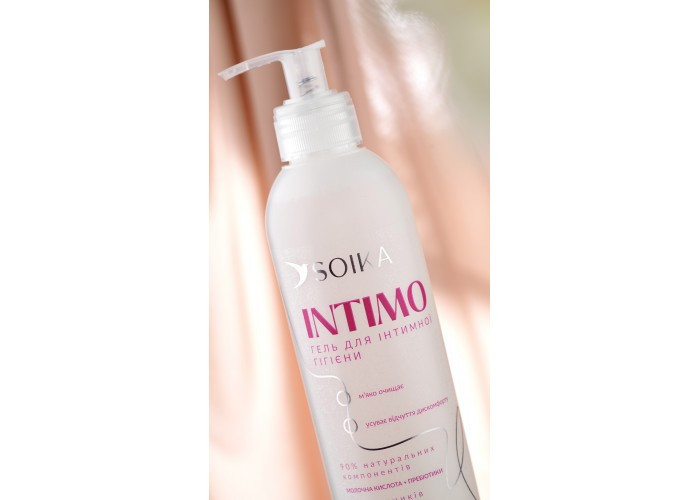 Soika Гель для інтимної гігієни INTIMO з молочною кислотою та пребіотиками, 315 мл Чернівці - фото 3