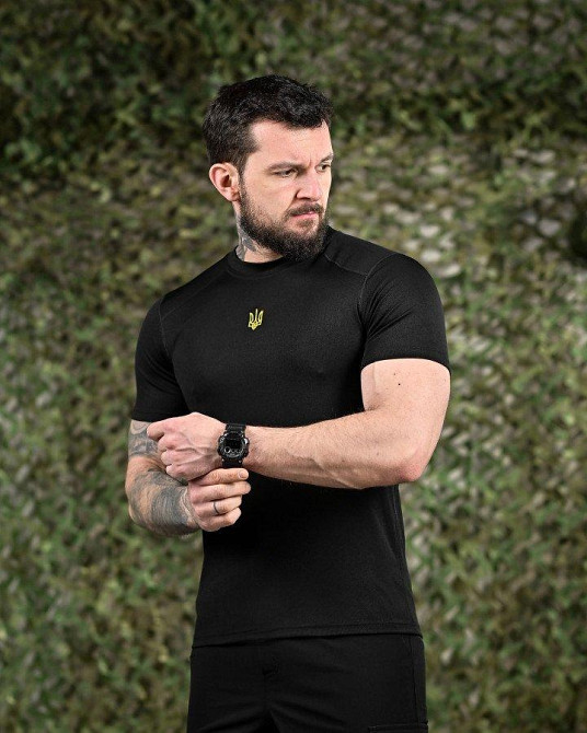 Тактическая потоотводящая футболка patriot gerbВО7252 Одесса - изображение 2