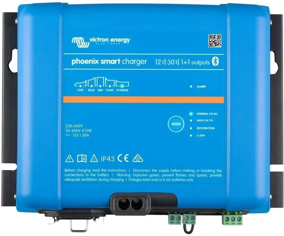 Victron Energy Ładowarka Phoenix Smart Ip43 12/30 1+1 230V (PSC123051085) Киев - изображение 1