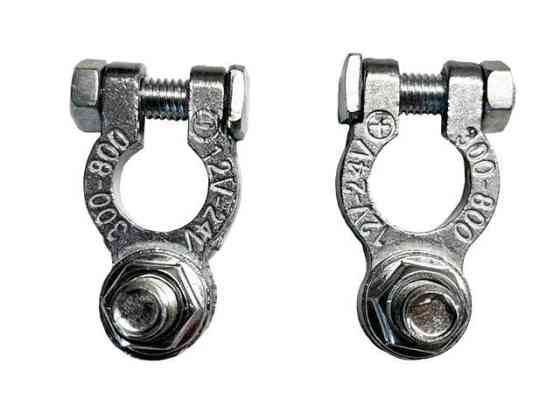 Клеммы на дизельный двигатель 180N-мотоблок 195N, к-т 2 шт.: 