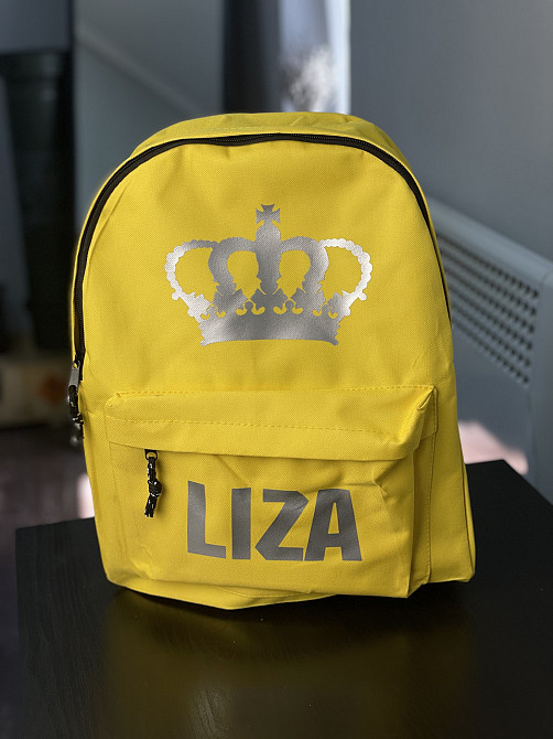 Іменний рюкзак з вашим написом та картинкою в 9-ти різних кольорах Чернівці - фото 3