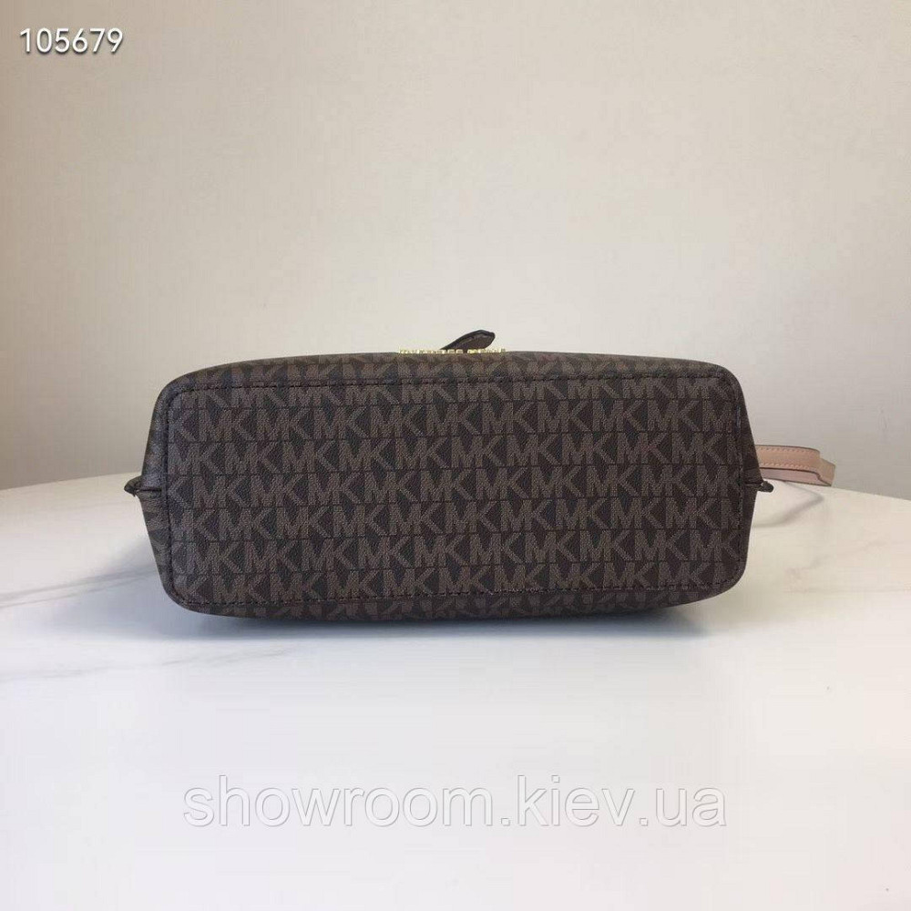 Брендова жіноча сумка MK Emilia brown-1 LUX Київ - фото 4