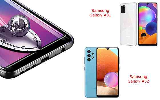 Захисне скло DefenzoGlass для Samsung Galaxy A31, Galaxy A32 – подвійна міцність Київ