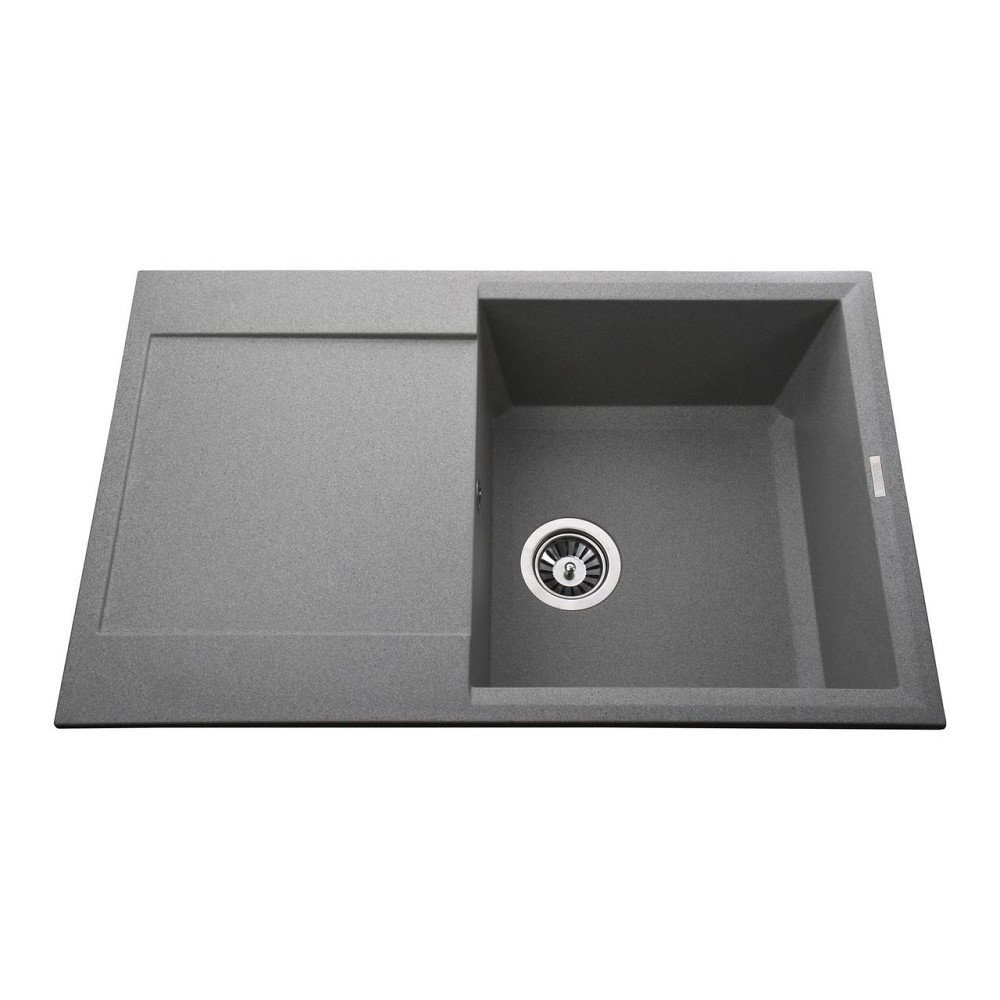 Гранитная мойка Globus Lux KOMO серый камень 790x500мм-А0005 Киев - изображение 1