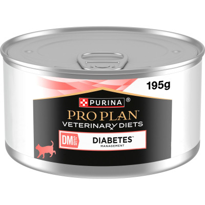 Вологий корм для кішок Purina Pro Plan Veterinary Diets DM ST/OX Diabetes Management Регулювання надходження глюкози 195 г (8445290105233) Вінниця - фото 1