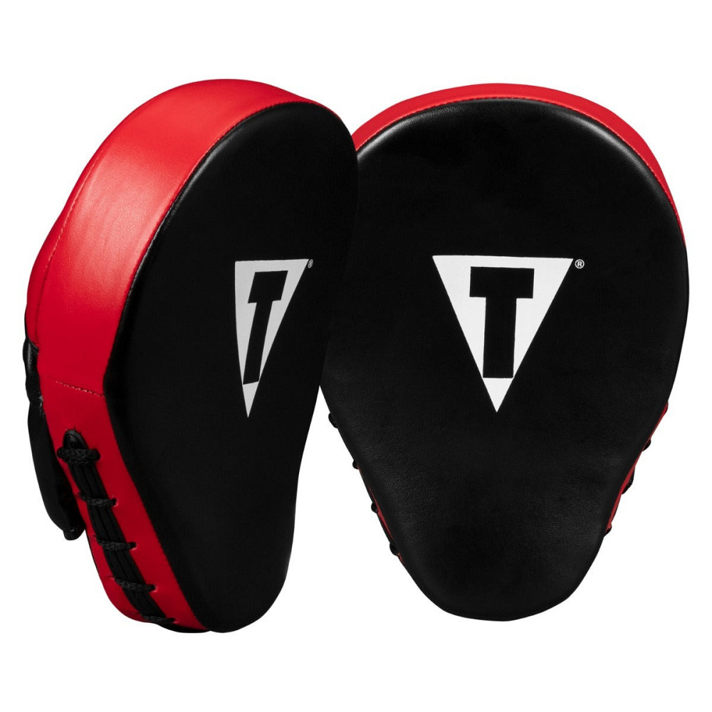 Лапи боксерські TITLE Classic Charge Punch Mitts Black/Red Каменское - изображение 2