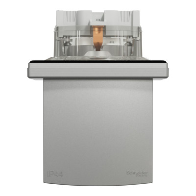 Розетка Schneider Electric ASFORA з кришкою IP44, алюміній (EPH3100361) Вінниця - фото 5