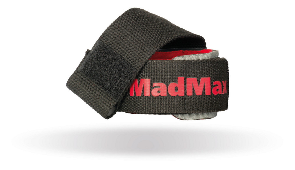 Лямки для тяги MadMax MFA-332 PWR Straps+  Black/Grey/Red Луцьк - фото 2