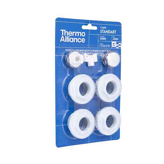 Комплект на радіатор Thermo Alliance Standart 1/2"х1" SD11115 Київ