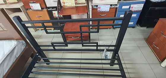 Двоспальне металеве ліжко Фавор від ТМ Теnero 180х200, Каркас — метал відстань 8 см., 1 ящик Харків