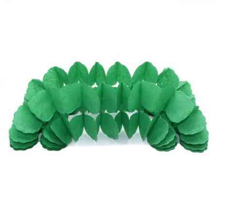 Гирлянда растяжка бумажная 3 м 16 на 11 см зеленый Киев