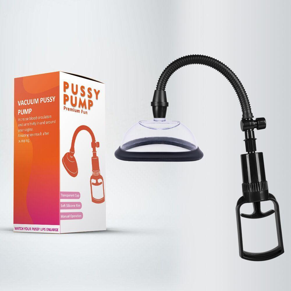 Вакуумная помпа для вульвы Pussy Pump Premium Fun размер L (13 см), механический насос Sex Aura Киев - изображение 4