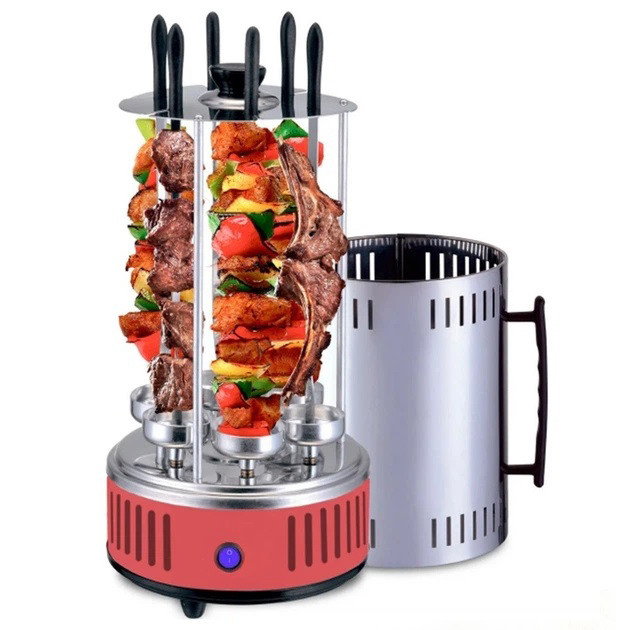 Електрошашличниця вертикальна Domotec MS-7783 нержавіюча сталь OW-58 Львів - фото 1