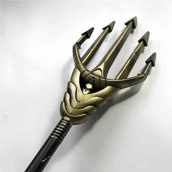 Косплей тризуб Аквамен RESTEQ 1:1 — реалістичний реквізит 145 см з Ліги Справедливості для косплею та колекції Київ