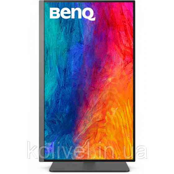 TFT 27" BenQ PD2706U, 4K UHD, IPS, 99% sRGB, HDR10, HDMI, DP, USB-C, USB-hub, HAS, колонки (9H.LLJLB.QBE) Київ