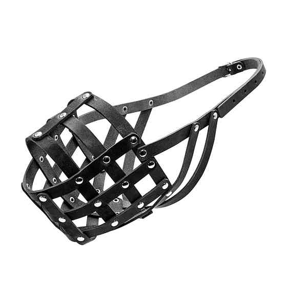 Намордник м'який "CoLLaR" №5 (кавказька вівчарка, московська сторожова, ньюфаундленд) чорний Київ