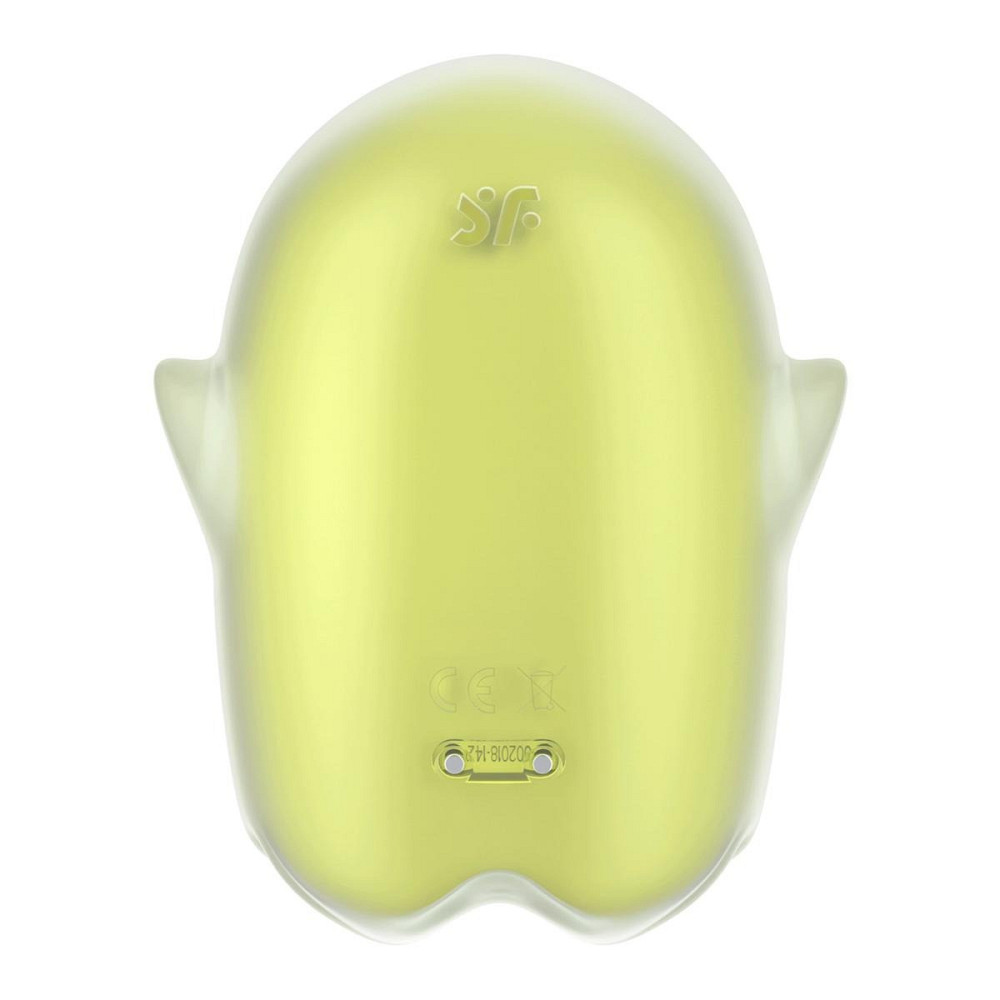 Вакуумный клиторальный вибратор с флуоресцентной поверхностью Satisfyer Glowing Ghost, желтый Sex Aura Киев - изображение 3