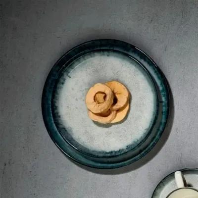 Тарелка By Bone Smooth Ambience Blue 22 см (SM-ABB-22-DZ) Винница