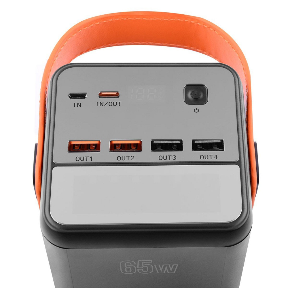 Універсальна мобільна батарея Proove Powerbox 65 W 60000 mAh Black (PBPB65412201) Чорний Харьков - изображение 1