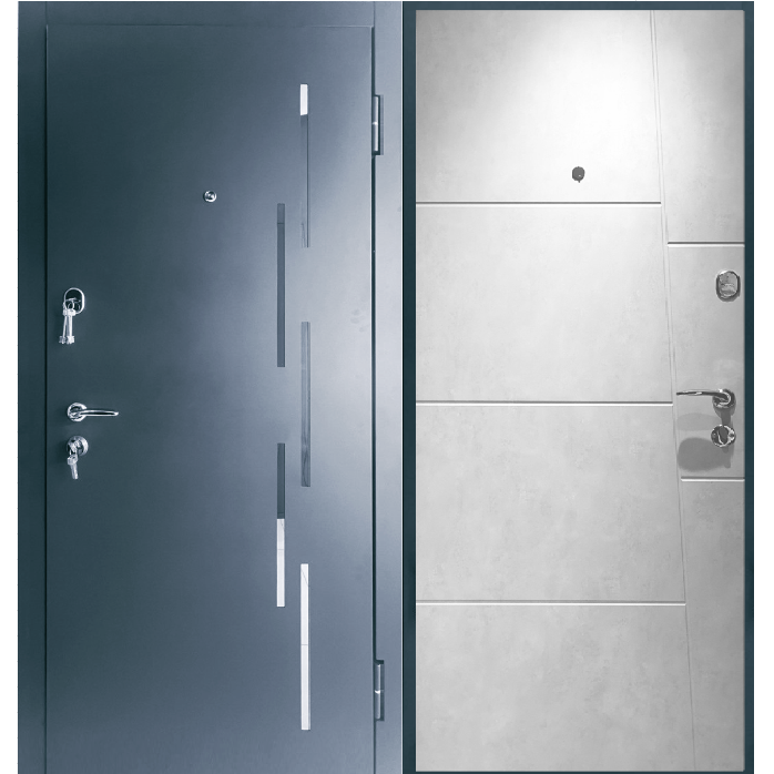 Вхідні двері ТАРІМУС Атланта Бетон Сніжний Київ - фото 1