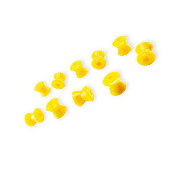 Втулка тяг 2101-2107, 2121 полиуретан желтый все большие (к-кт 10 шт) реактивных Мукачево