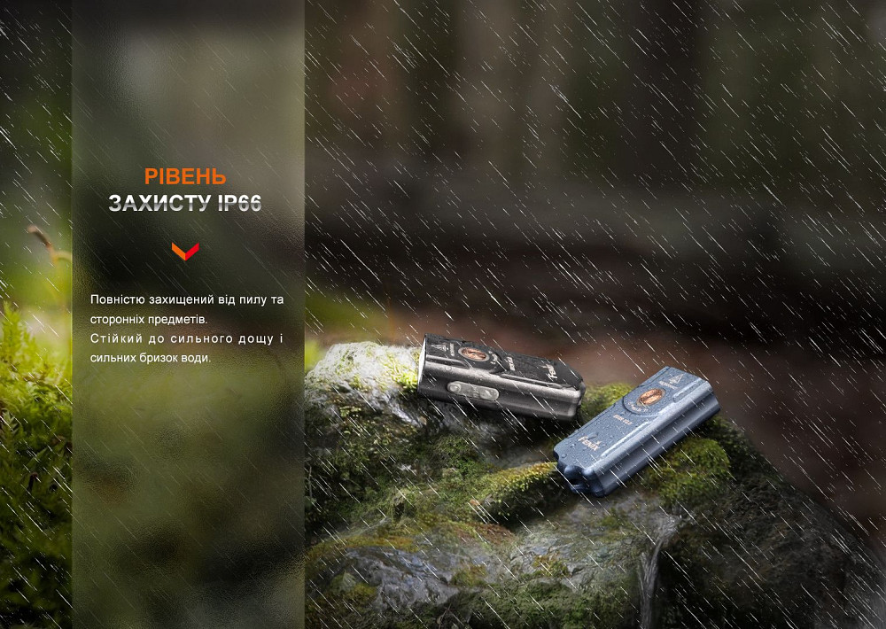 Ліхтар наключний Fenix E03R V2.0, синій Киев - изображение 14