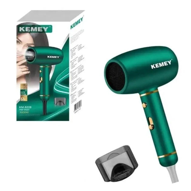 Дорожний фен Kemei Km-8228 з іонізацією Вінниця - фото 7