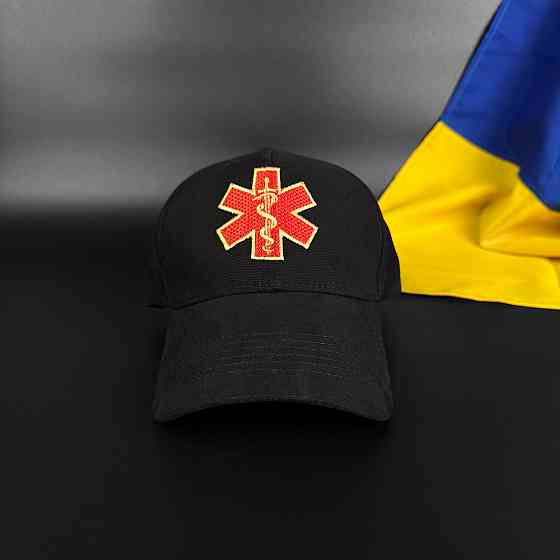 Бейсболка (кепка) Медик чорна Запоріжжя
