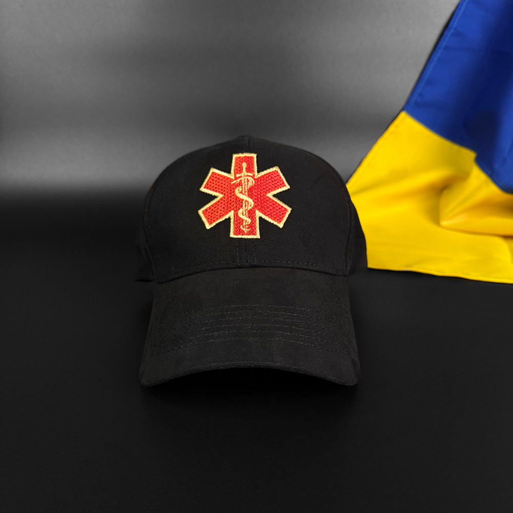 Бейсболка (кепка) Медик чорна Запоріжжя - фото 4