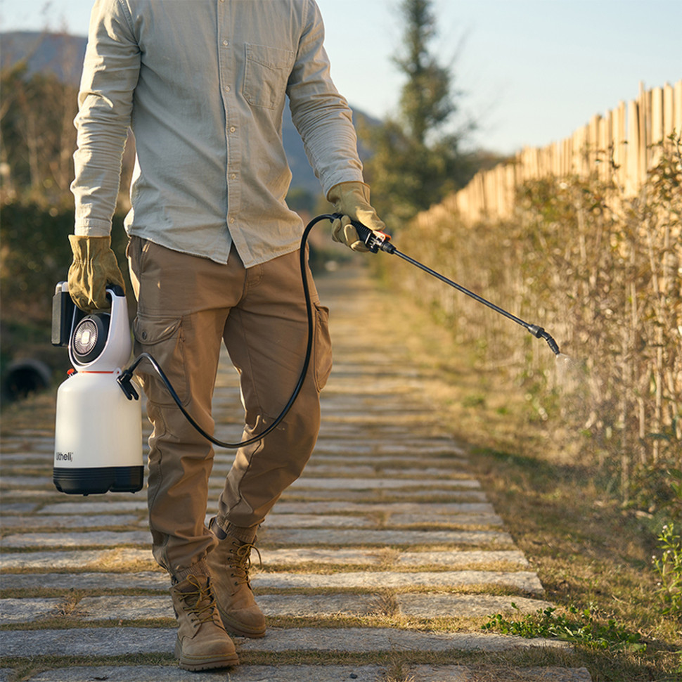 Аккумуляторный опрыскиватель садовый Litheli, питание от павербанка (УМБ Litheli Power Bank 20000 mAh, 45W, 2А Киев - изображение 4