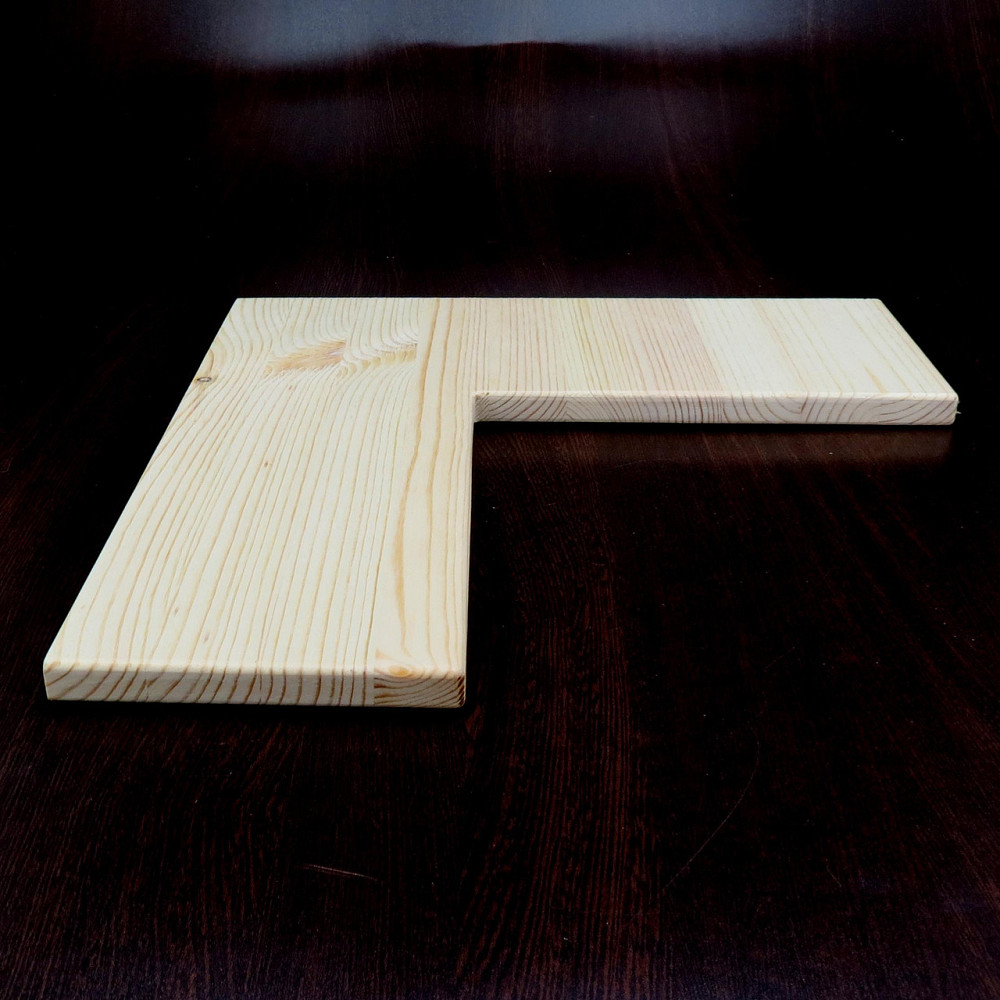 Угловая настенная полка 