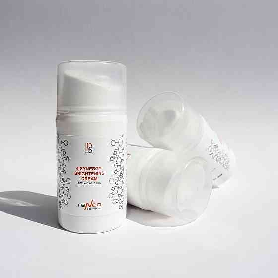 Осветляющий легкий крем с азелаиновой кислотой 4-SYNERGY BRIGHTENING CREAM DERMA SERIES 50 мл Днепр